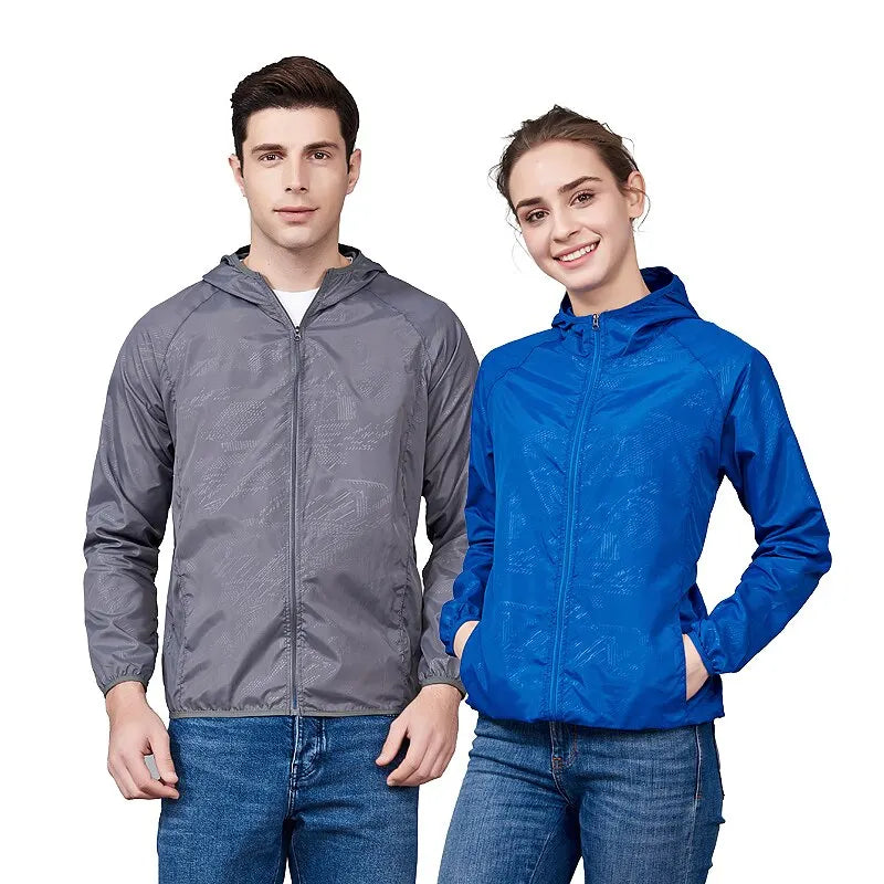 Unisex Waterproof Hiking Jacket – Quick-Dry Outdoor Windbreaker